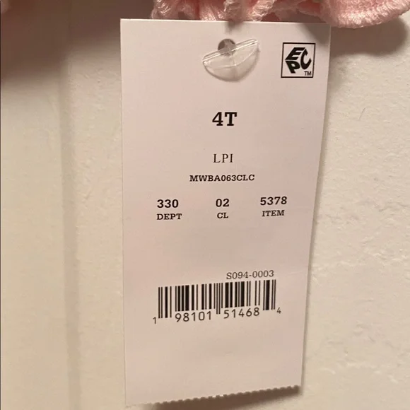 Barbie Girls Pink Sweatshirt…size 4T - Picture 5 of 5